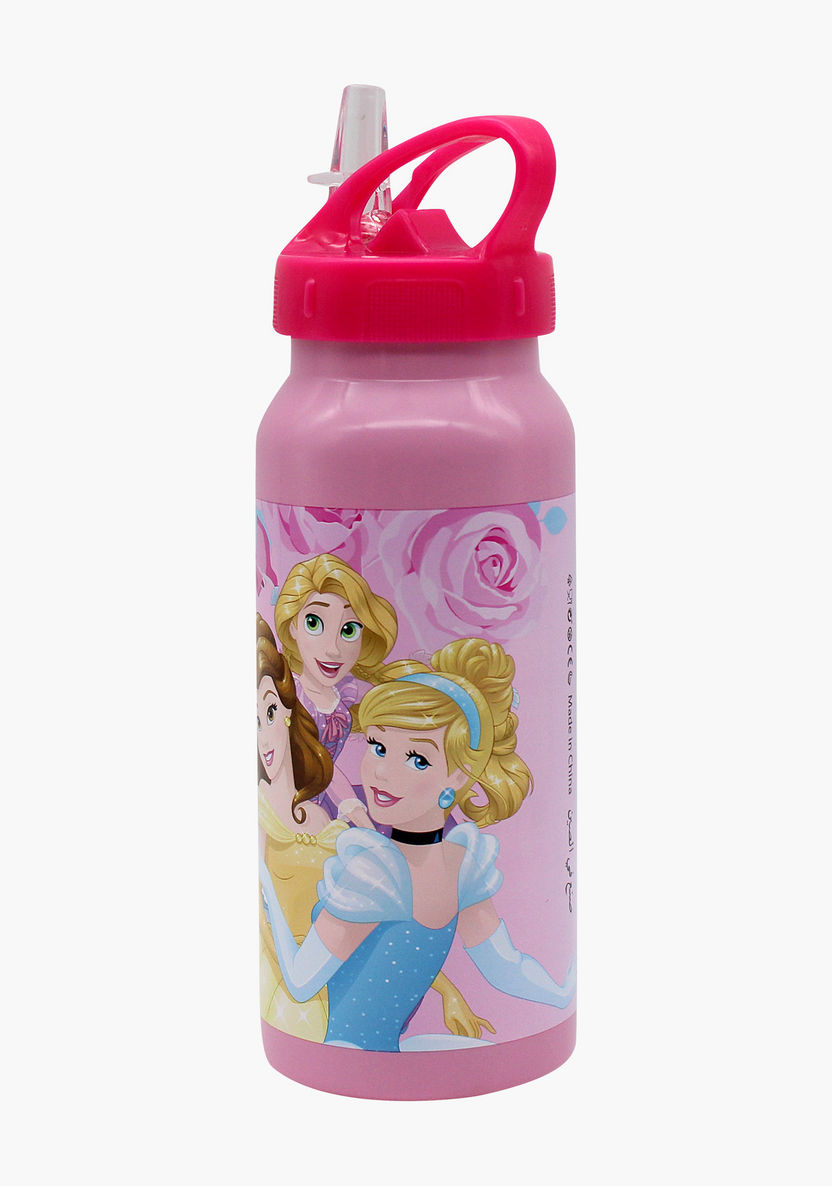 Disney Princess Print Water Bottle-Water Bottles-image-1