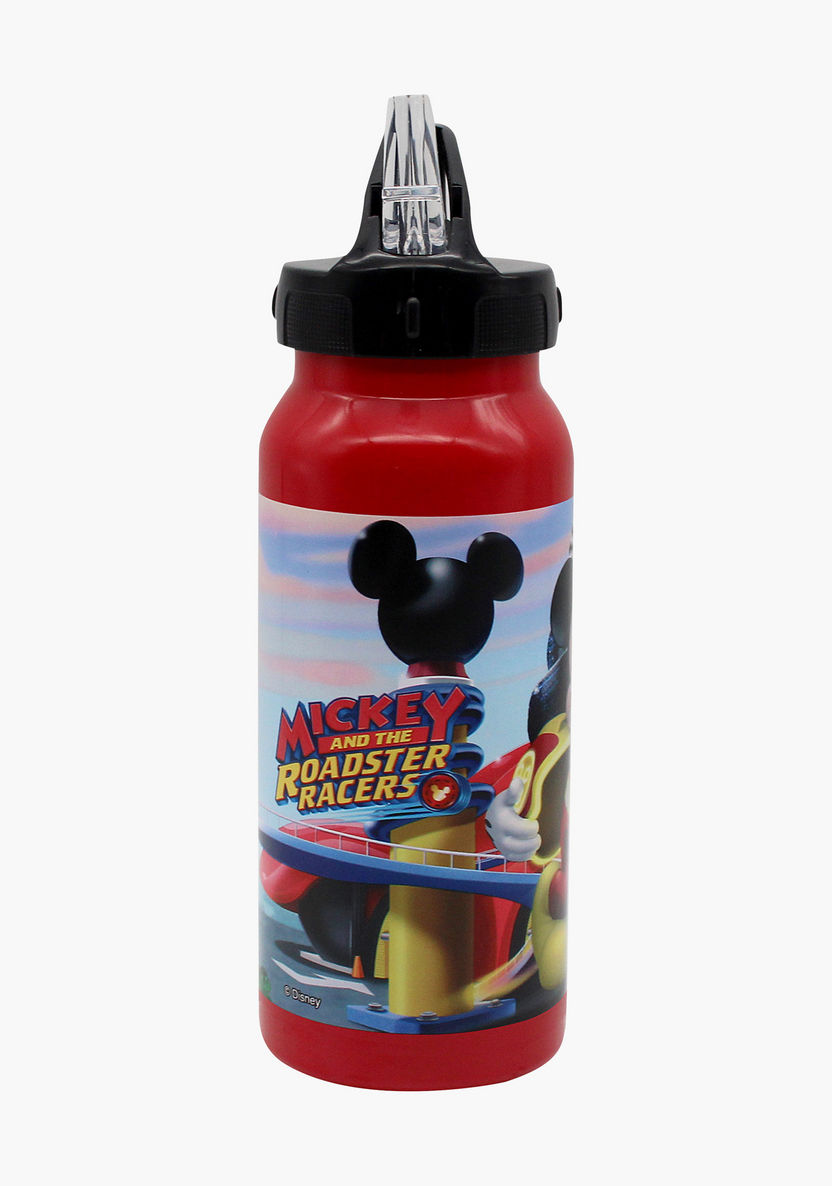 Disney Mickey Mouse Print Water Bottle-Water Bottles-image-1