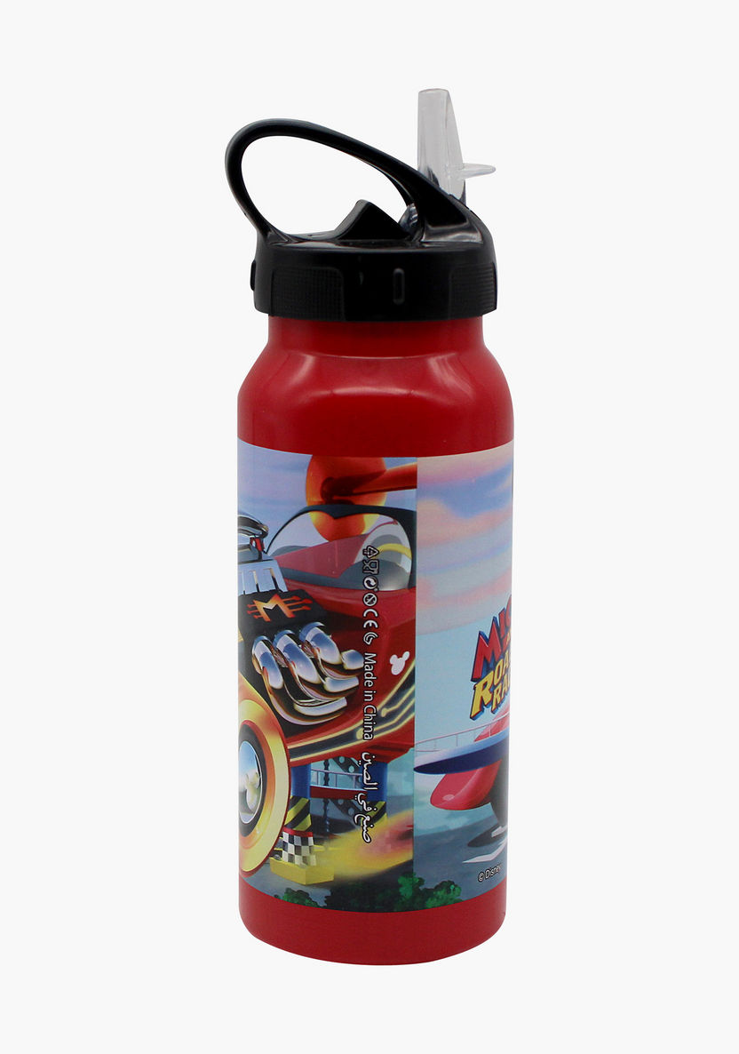 Disney Mickey Mouse Print Water Bottle-Water Bottles-image-2