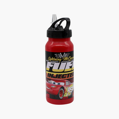Disney Cars Fuel Injected Print Water Bottle with Straw