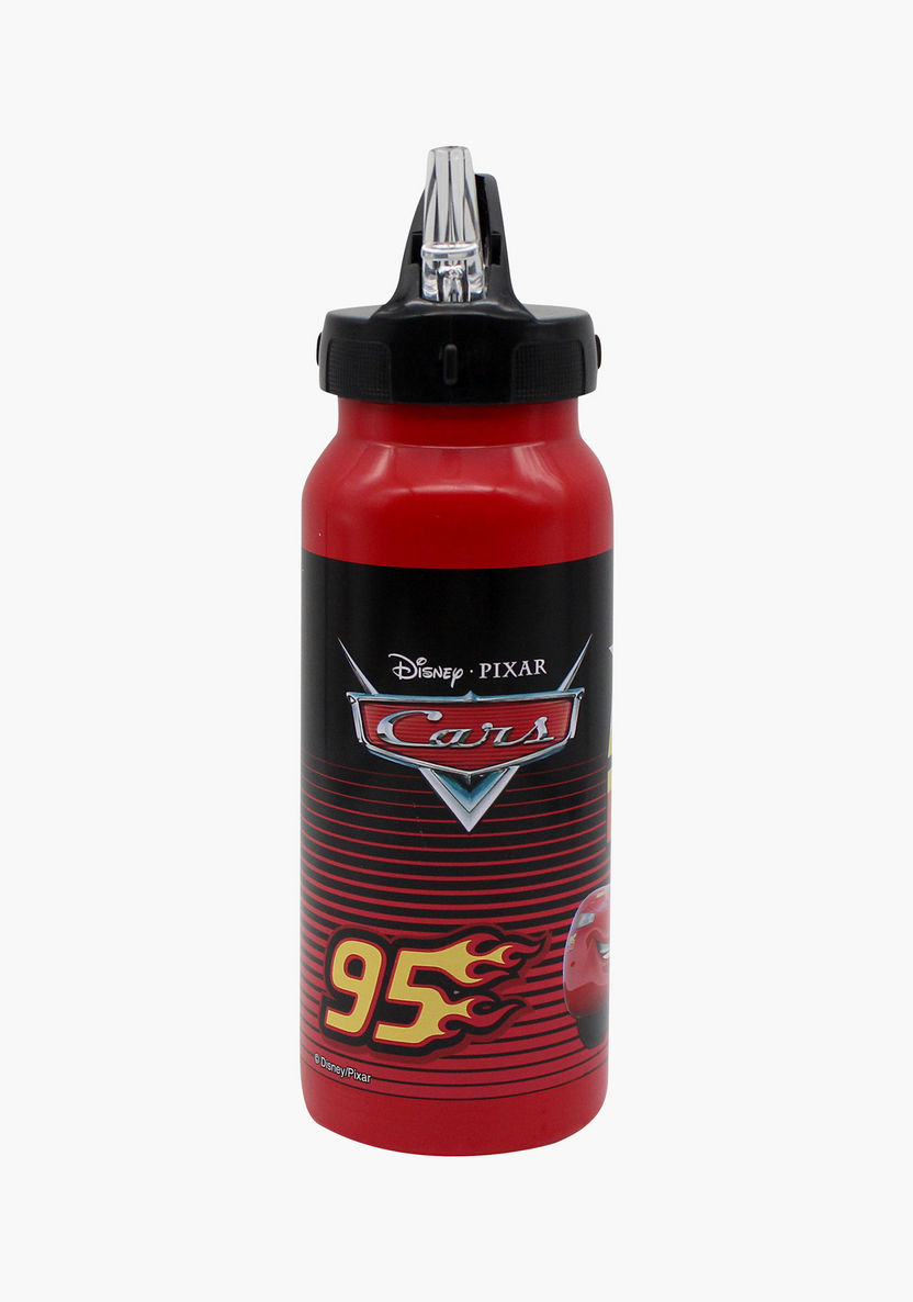 Disney Cars Fuel Injected Print Water Bottle with Straw-Water Bottles-image-1