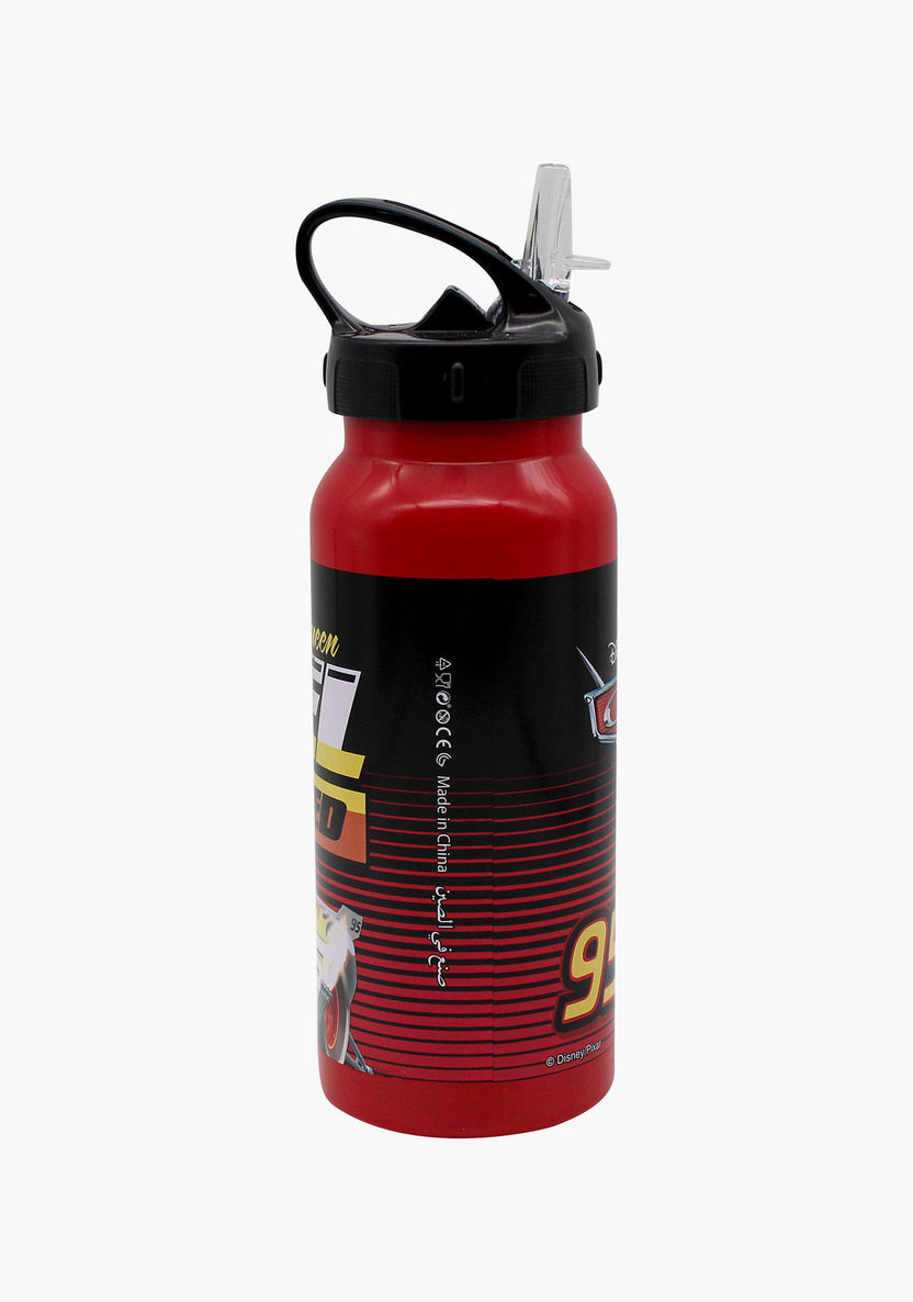 Disney Cars Fuel Injected Print Water Bottle with Straw-Water Bottles-image-2