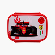 Ferrari Print Lunchbox with Clip On Closure