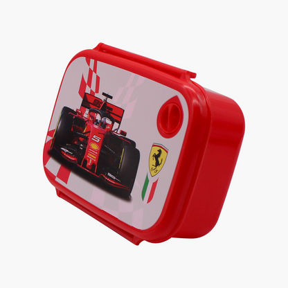 Ferrari Print Lunchbox with Clip On Closure