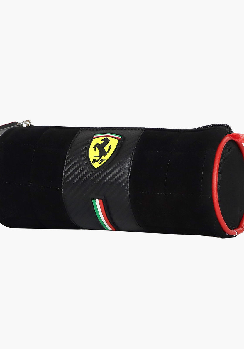 Ferrari Print Pencil Case with Zip Closure-Pencil Cases-image-2