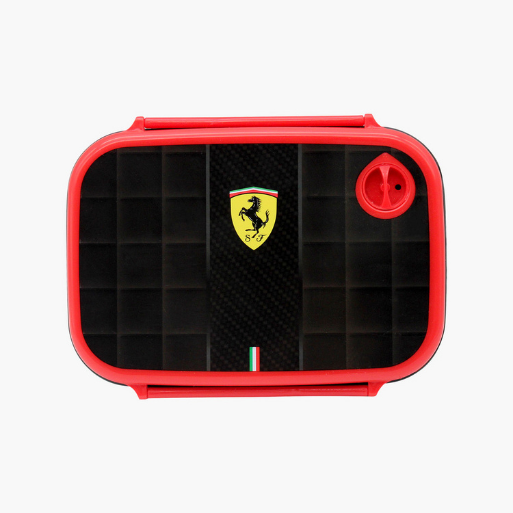 Ferrari Print Lunchbox with Clip Closure
