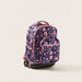 ROCO Floral Print Trolley Backpack with Pencil Case - 20 inches-Trolleys-thumbnail-1
