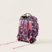 ROCO Floral Print Trolley Backpack with Pencil Case - 20 inches-Trolleys-thumbnail-4