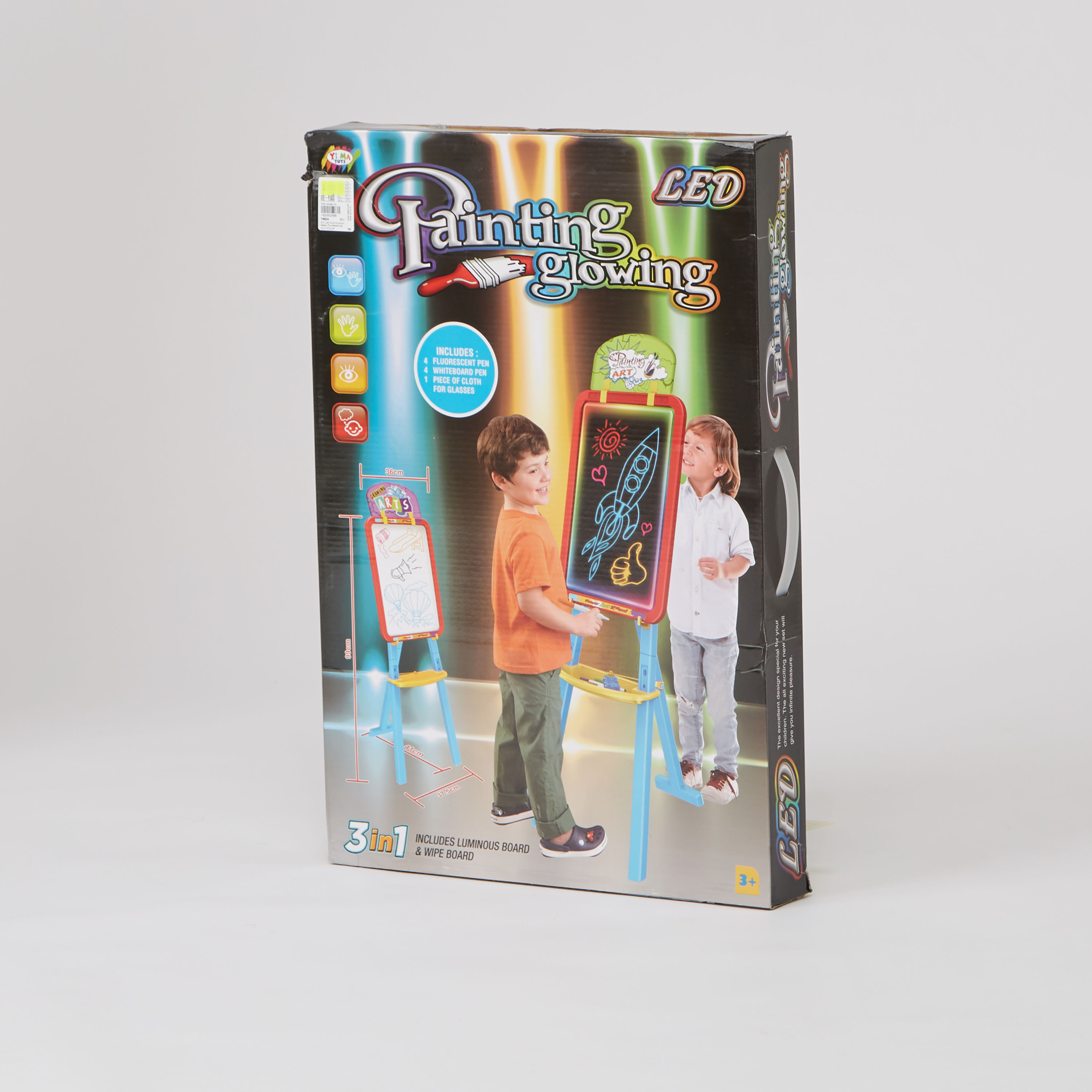 LED 3-in-1 Painting Glowing Board with Easel-toys-educational-image-6