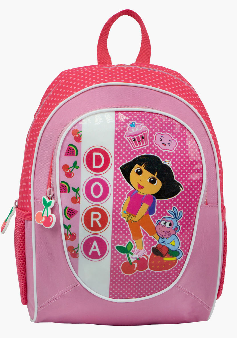 Dora The Explorer Print Backpack - 14 inches-Backpacks-image-0