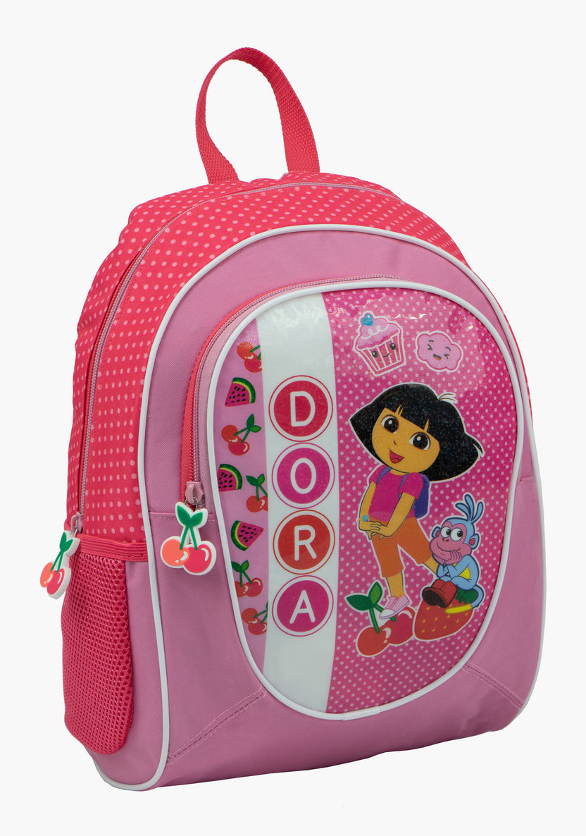 Dora The Explorer Print Backpack - 14 inches-Backpacks-image-1