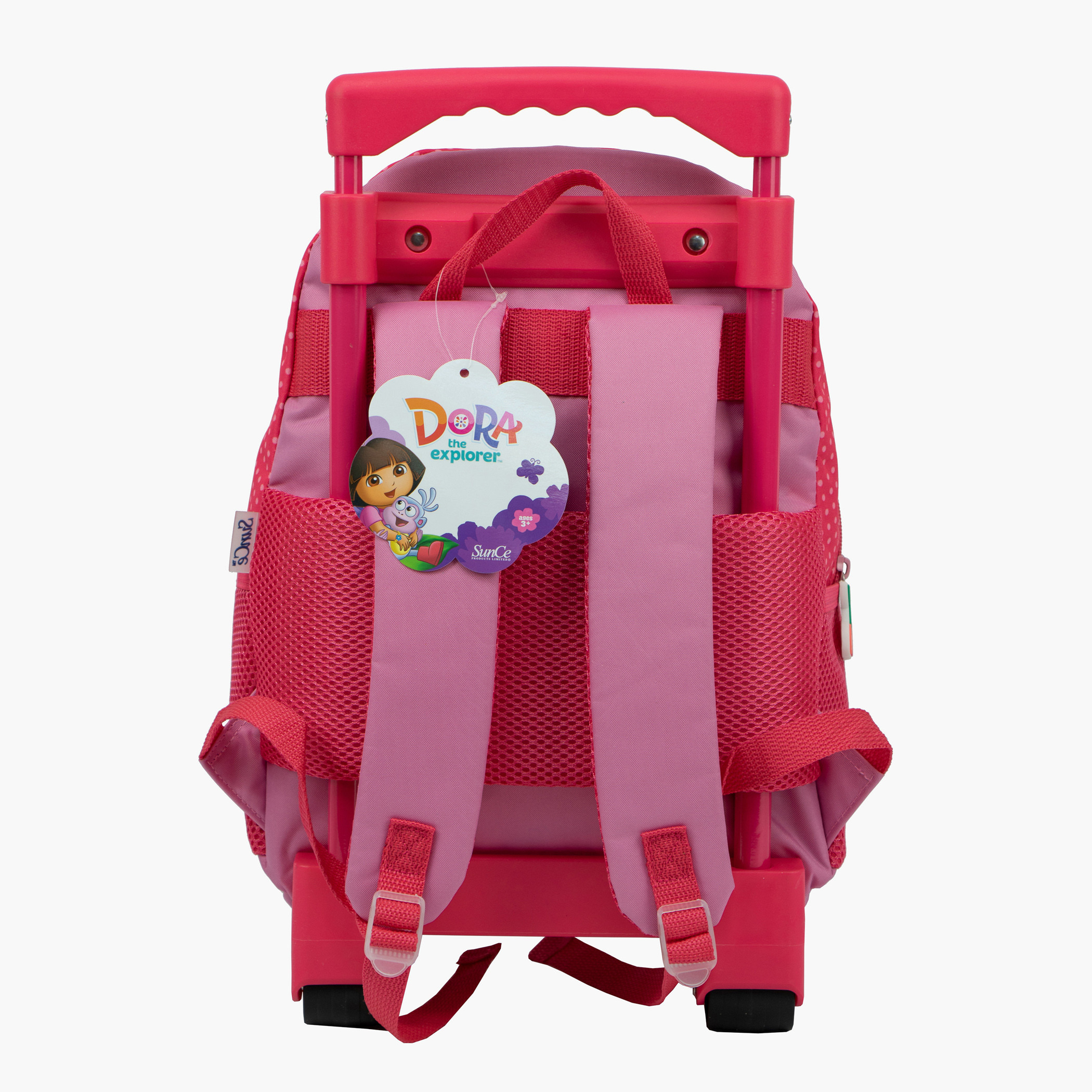 Dora The Explorer Print Trolley Backpack - 14 inches-school-bagsandbackpacks-trolleybags-image-4