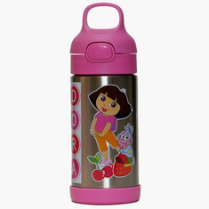 Dora the Explorer Print Water Bottle with Push-Open Lid