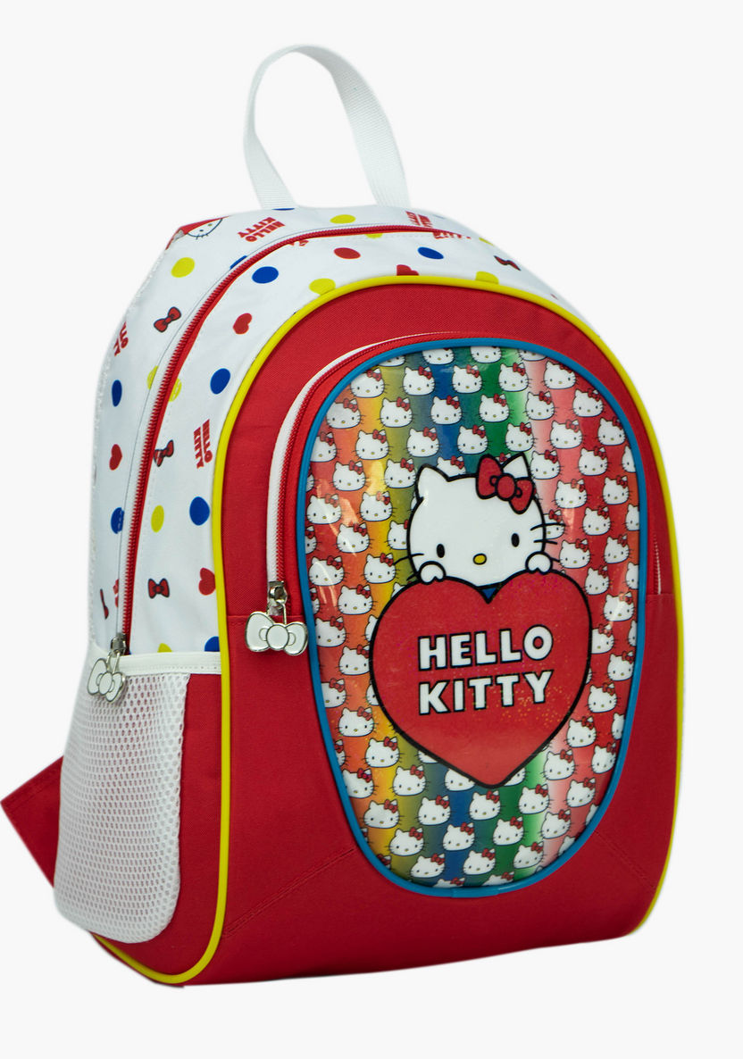 Hello Kitty Print Backpack - 14 inches-Backpacks-image-1