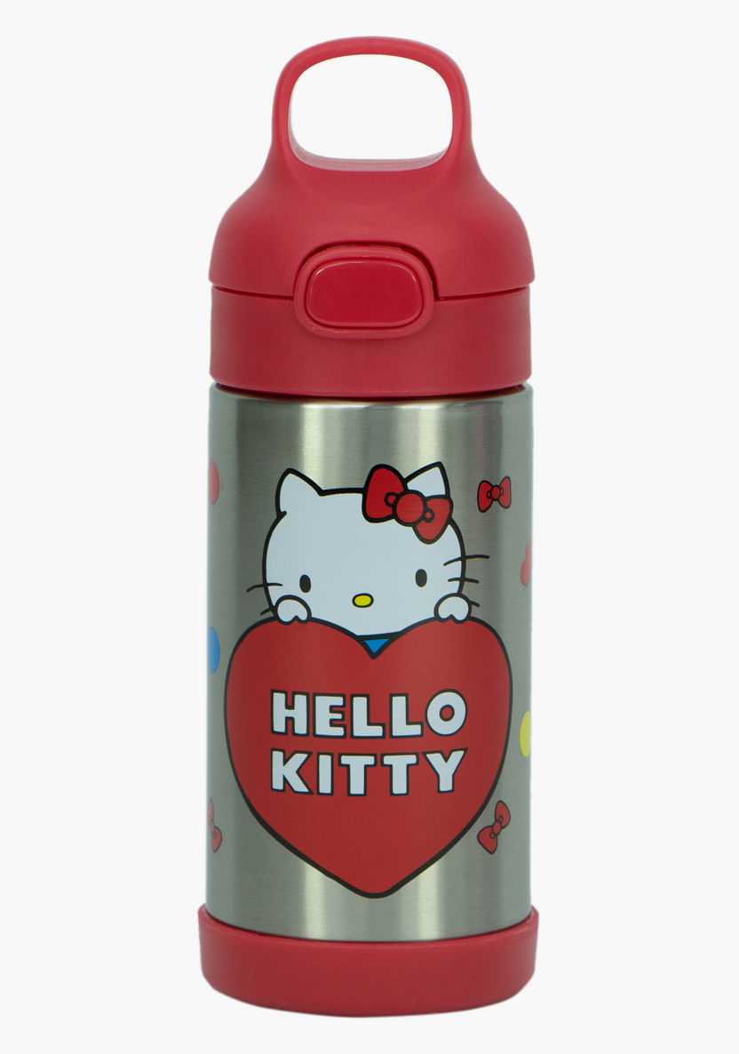 Hello Kitty Print Stainless Steel Water Bottle - 300 ml-Water Bottles-image-0