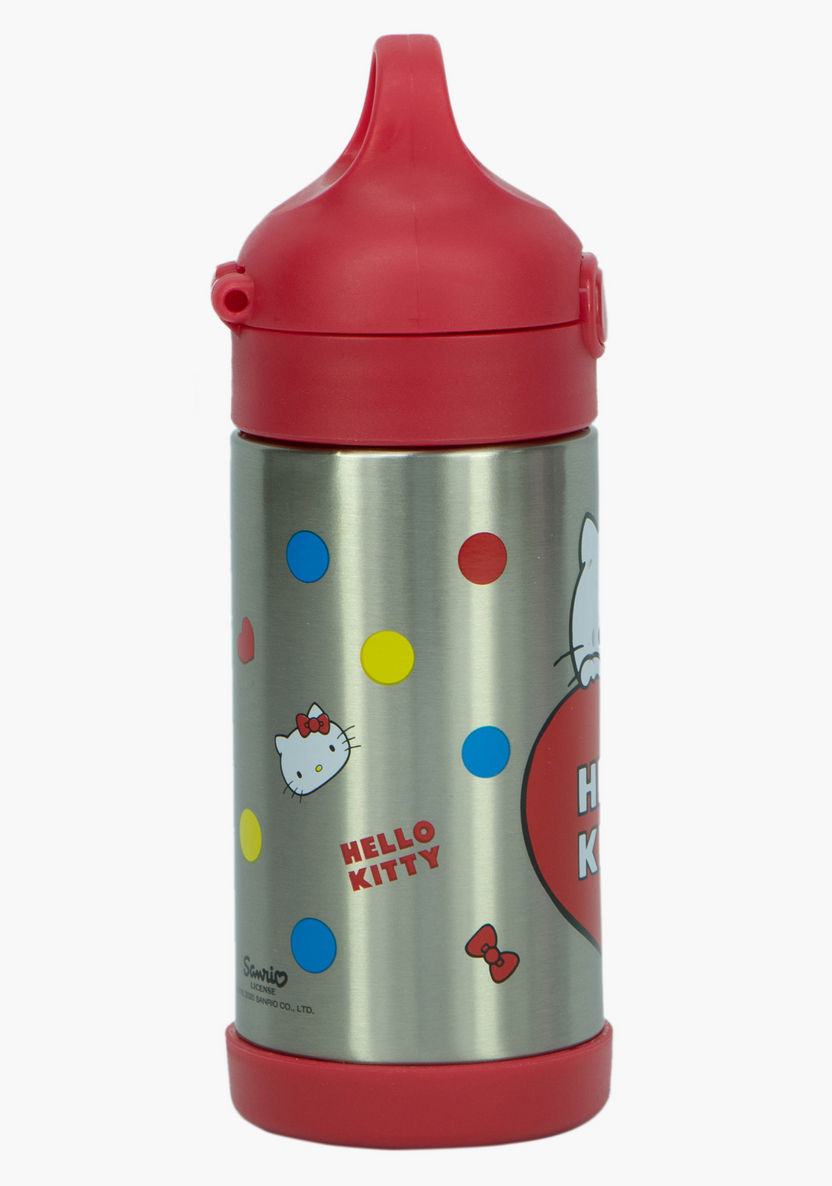 Hello Kitty Print Stainless Steel Water Bottle - 300 ml-Water Bottles-image-1