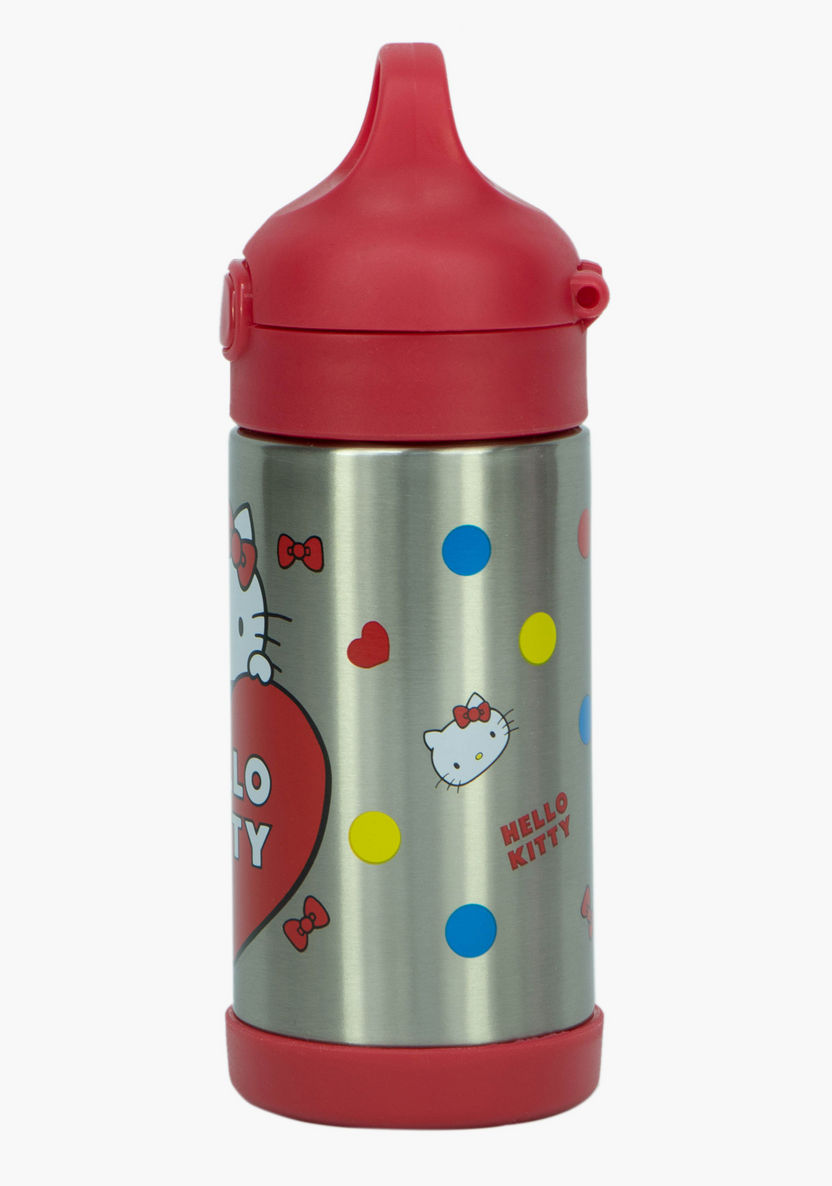 Hello Kitty Print Stainless Steel Water Bottle - 300 ml-Water Bottles-image-3