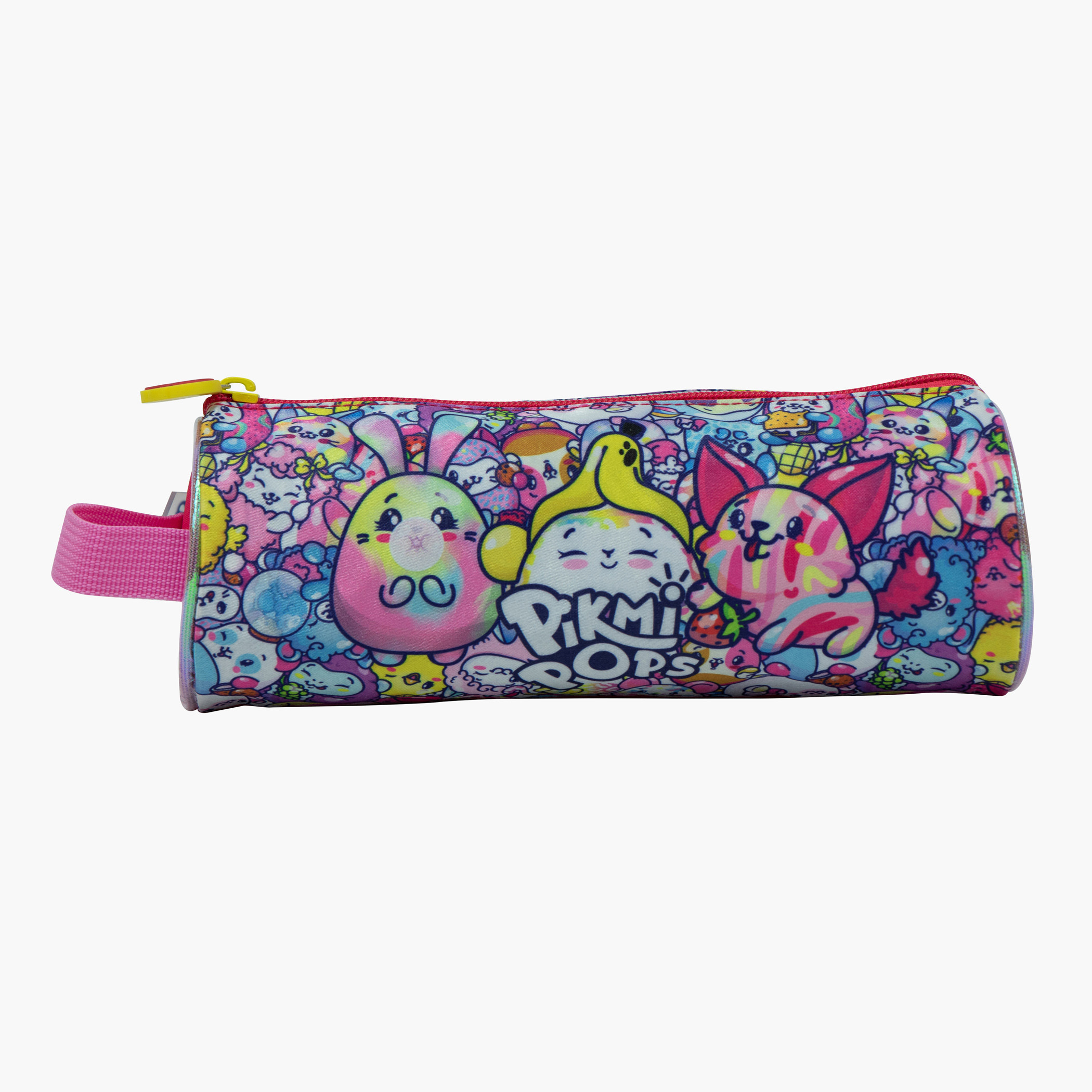 Moose Pikmi Pops Print Pencil Case with Strap and Zip Closure-school-stationery-pencilcases-image-2