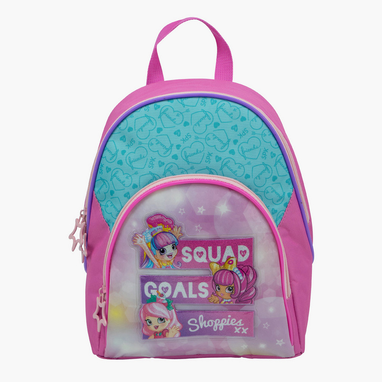 Moose Squad Girls Shoppies Print Mini Backpack with Adjustable Straps