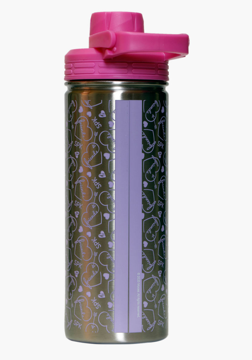 Moose Shopkins Print Stainless Steel Water Bottle - 600 ml-Water Bottles-image-2