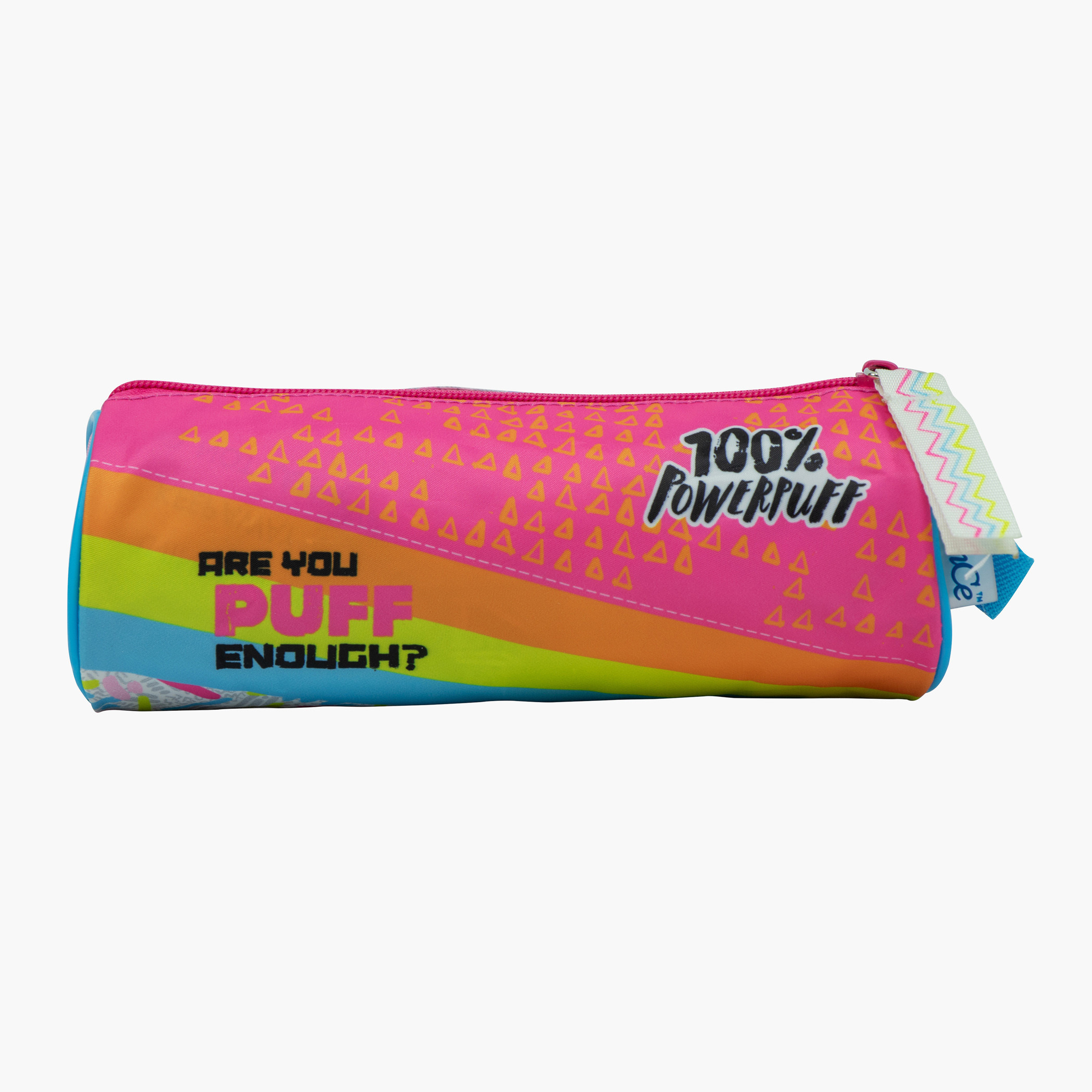 The Powerpuff Girls Print Pencil Case with Strap and Zip Closure-school-stationery-pencilcases-image-3