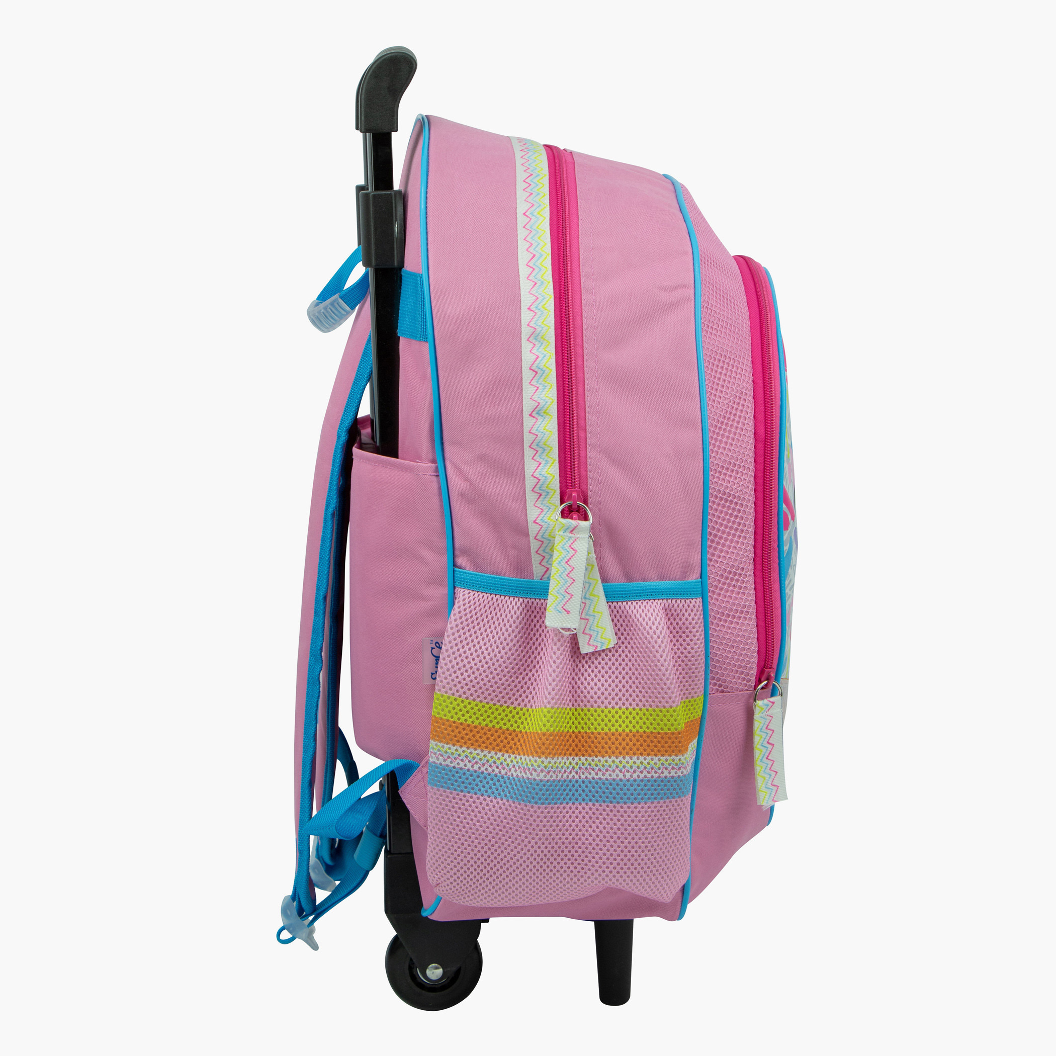 The Powerpuff Girls Print Trolley Backpack - 18 inches-school-bagsandbackpacks-trolleybags-image-3