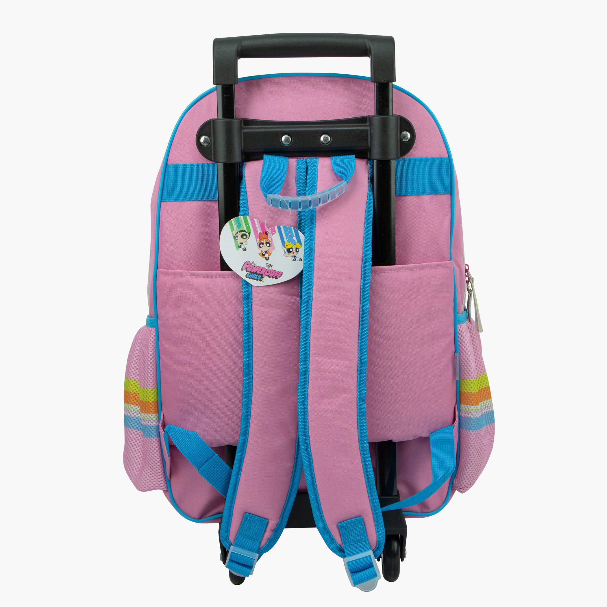The Powerpuff Girls Print Trolley Backpack - 18 inches-school-bagsandbackpacks-trolleybags-image-4