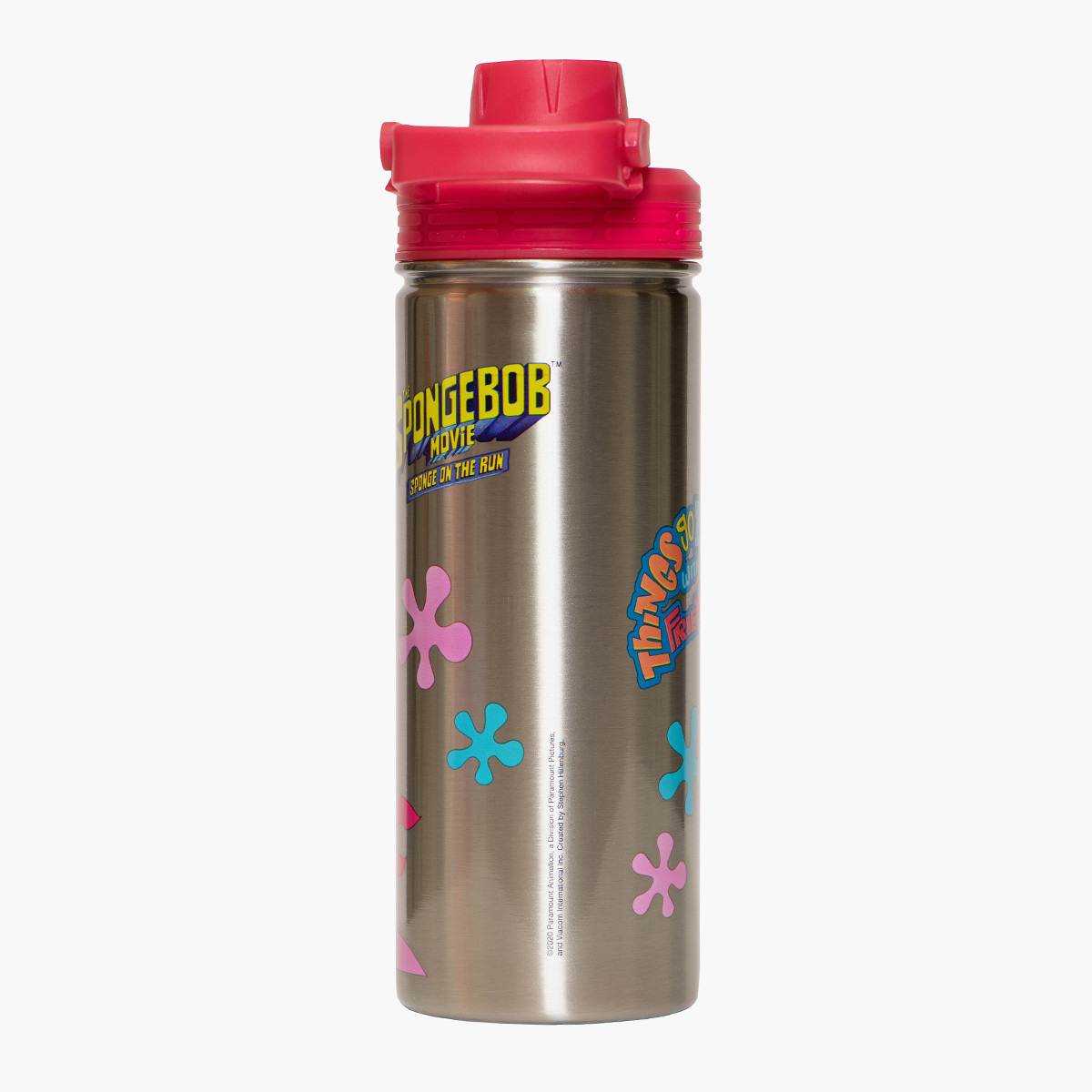 SpongeBob SquarePants Print Water Bottle - 600 ml-school-waterbottles-image-3