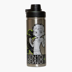 Ben 10 Print Water Bottle with Cap - 600 ml