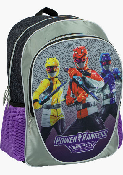 Power Rangers Print Backpack - 16 inches