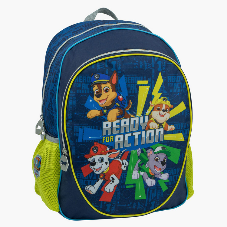 Ready For Action Print Backpack - 16 inches