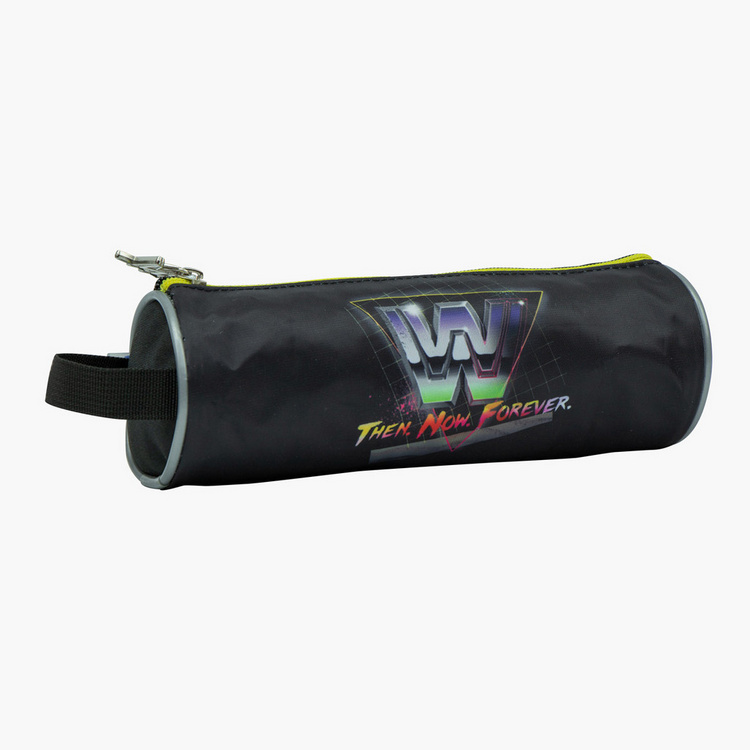 WWE Printed Pencil Case with Strap
