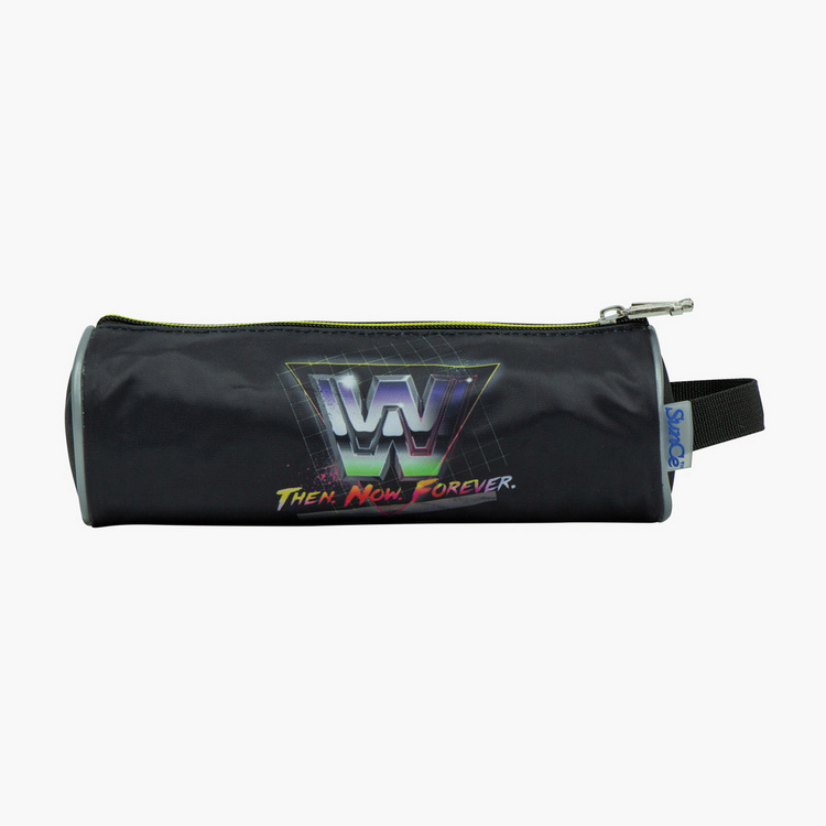 WWE Printed Pencil Case with Strap