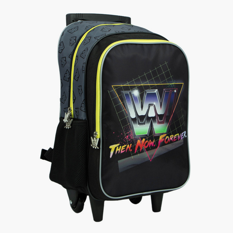 WWE Graphic Print Trolley Bag - 16 inches