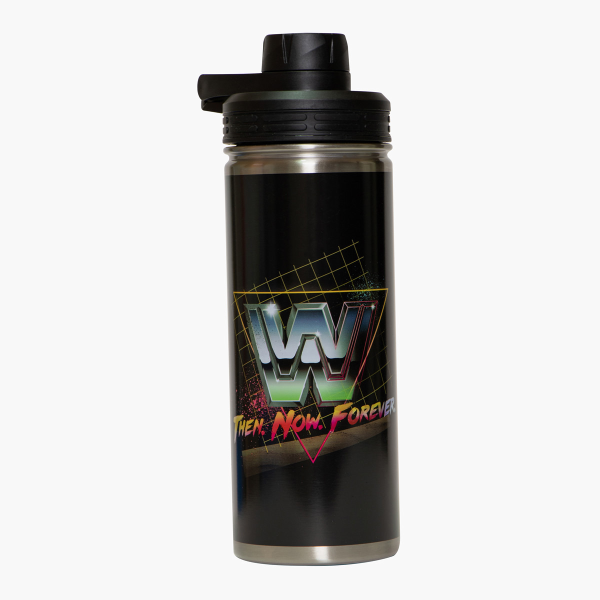 مطارة ماء ستانلس ستيل سينجل واليد من دبليو دبليو إي - 600 مل-school-waterbottles-image-1