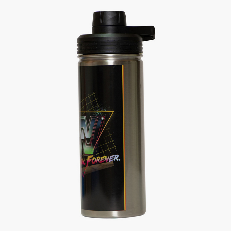 WWE Single Walled Stainless Steel Water Bottle - 600 ml