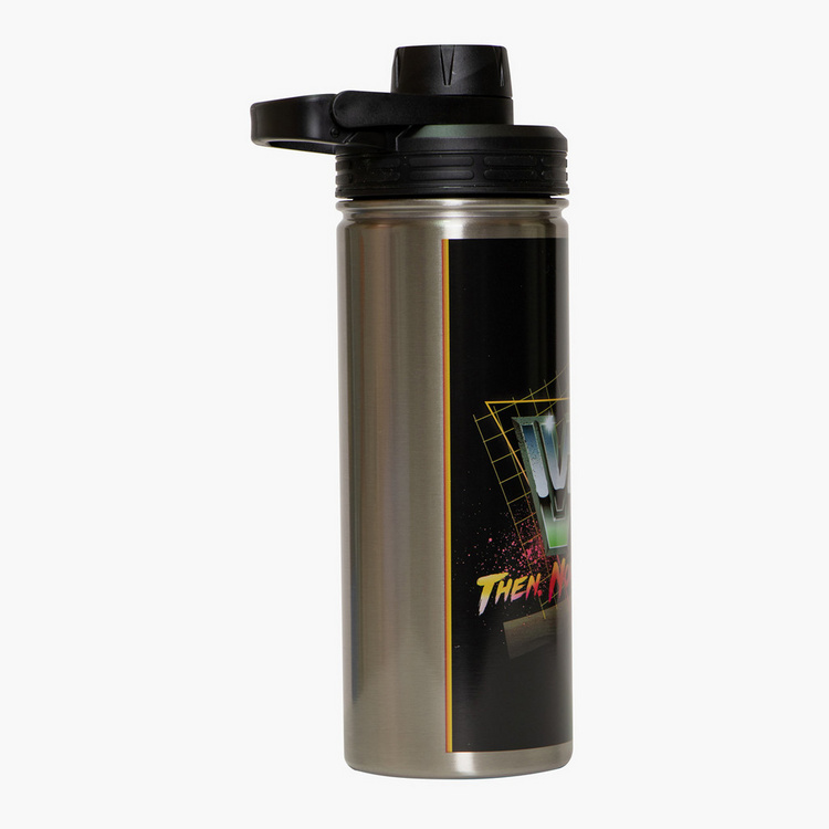 WWE Single Walled Stainless Steel Water Bottle - 600 ml
