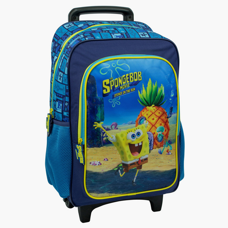 SpongeBob SquarePants Print Trolley Backpack - 18 inches