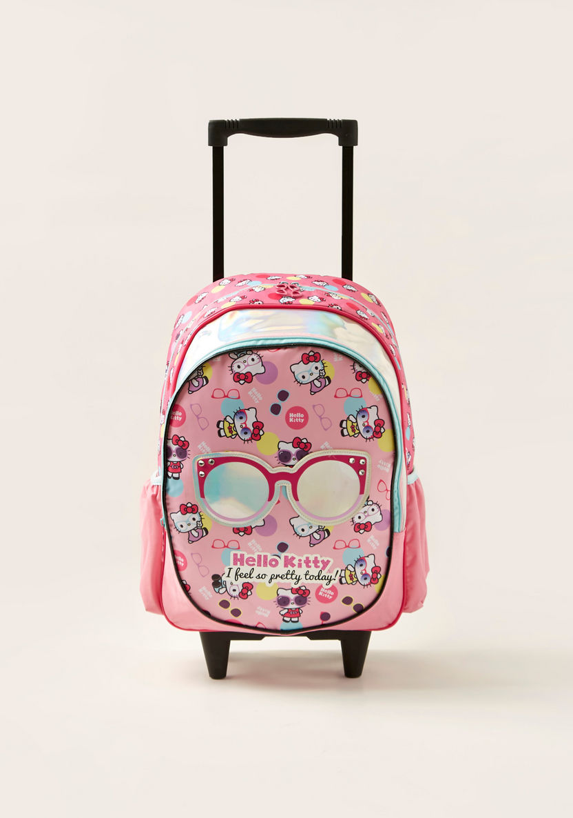 Hello Kitty Print Trolley Bag - 16 inches-Trolleys-image-0