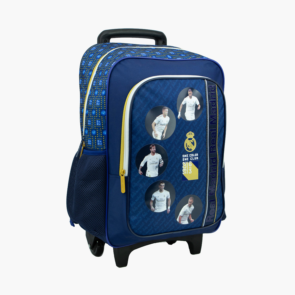 Real Madrid Print Trolley Bag - 18 inches-school-bagsandbackpacks-trolleybags-image-2