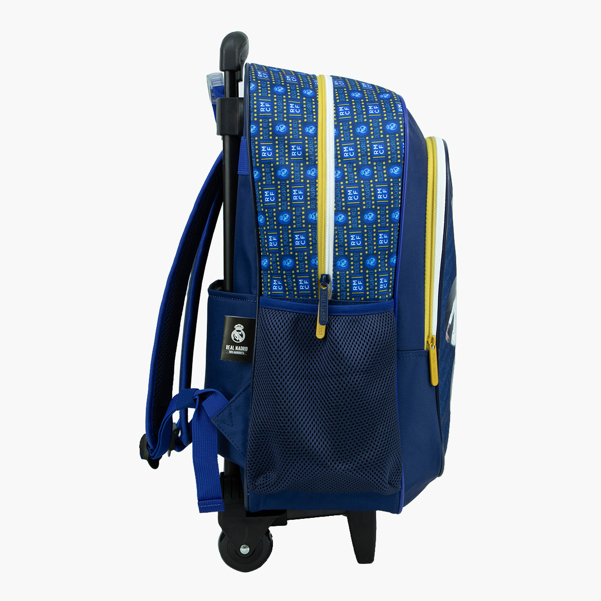 Real Madrid Print Trolley Bag - 18 inches-school-bagsandbackpacks-trolleybags-image-3