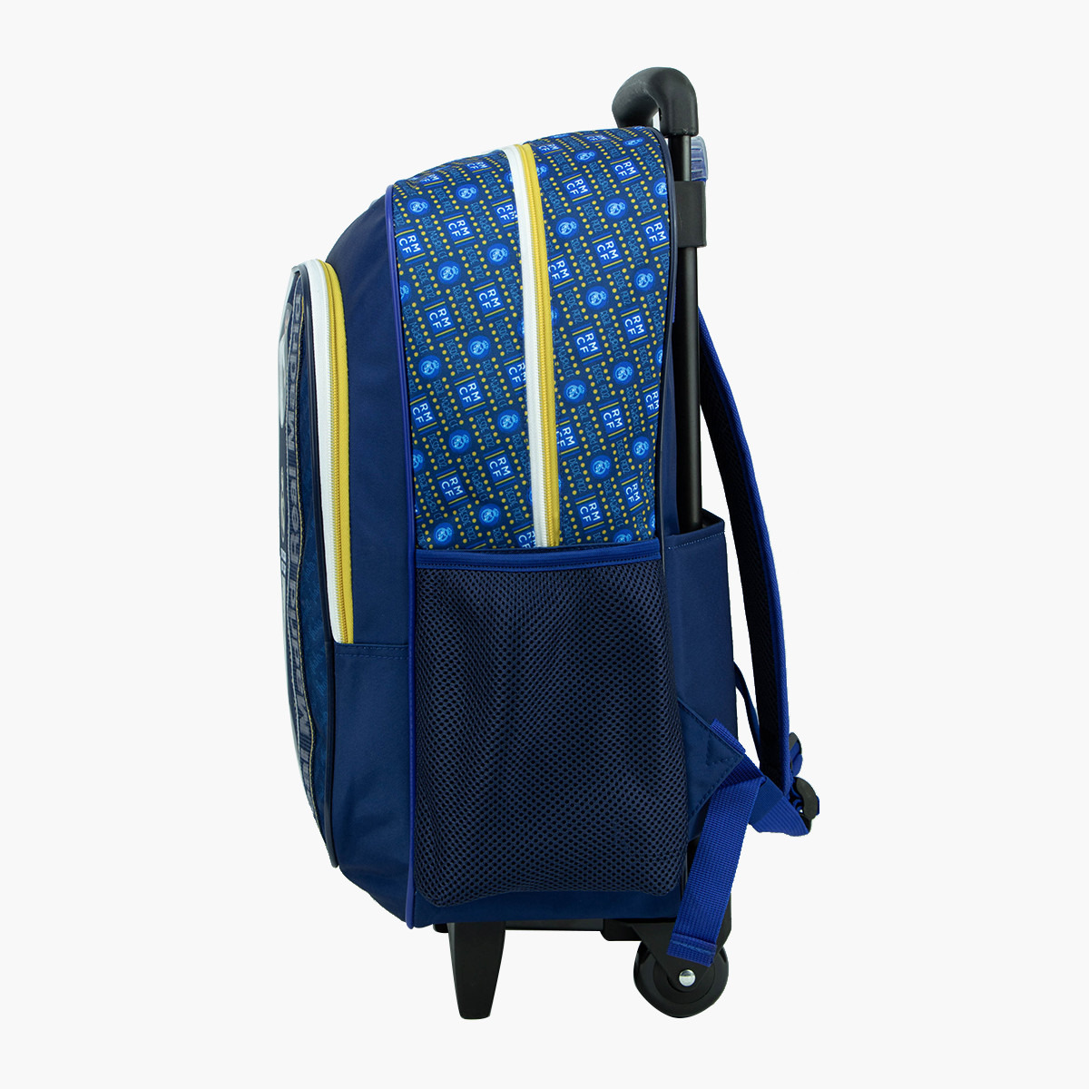 Real Madrid Print Trolley Bag - 18 inches-school-bagsandbackpacks-trolleybags-image-5