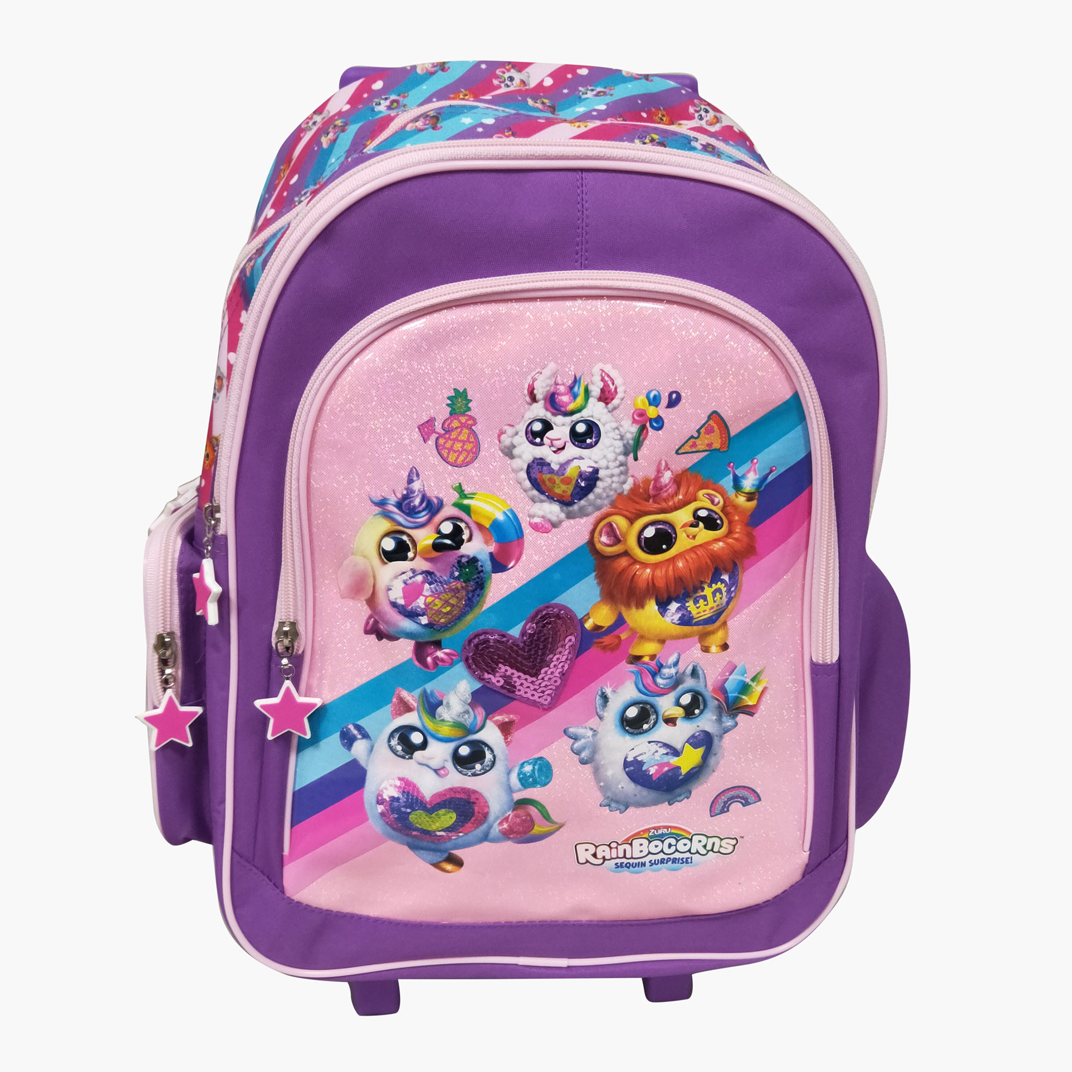 ZURU Printed Trolley Backpack - 16 inches-school-bagsandbackpacks-trolleybags-image-1