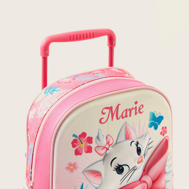 Disney Marie Print 3-Piece Trolley Backpack Set - 12 inches