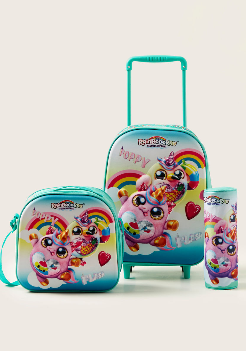 ZURU Printed 3-Piece Trolley Backpack Set - 12 inches-School Sets-image-0