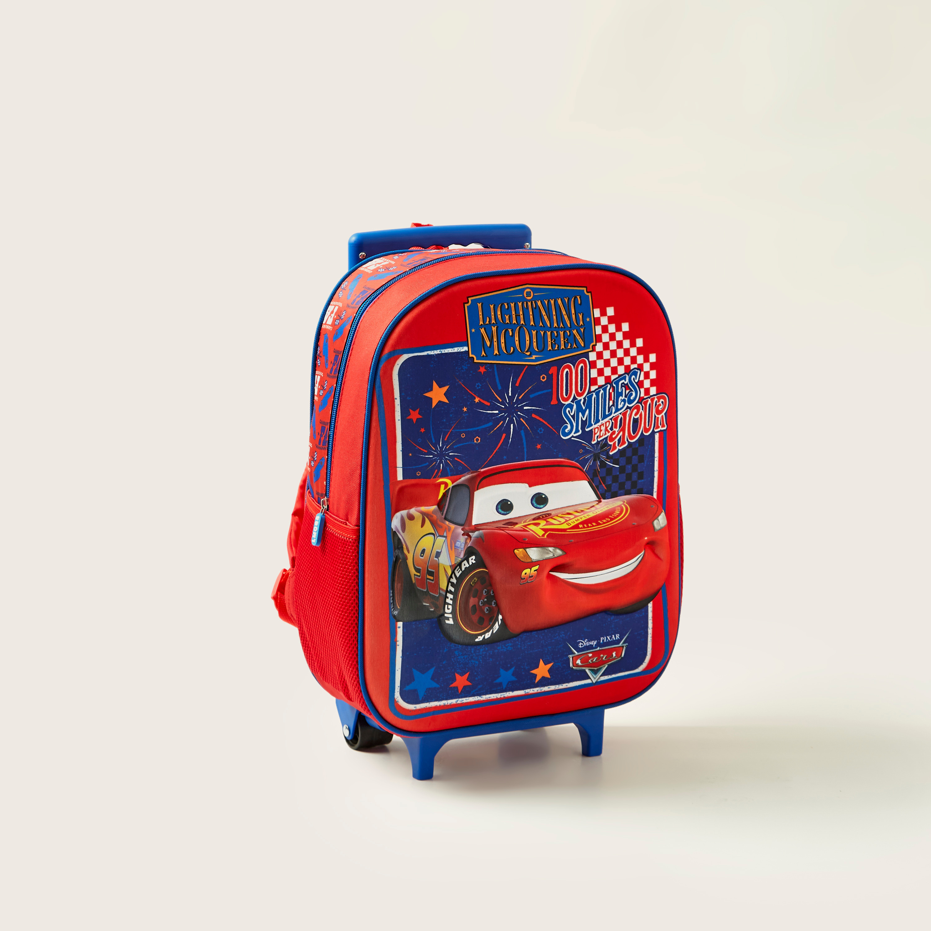 طقم شنط ظهر بعجلات 3 قطع بطبعات كارز من ديزني - 16 بوصة-school-bagsandbackpacks-trolleybags-image-2