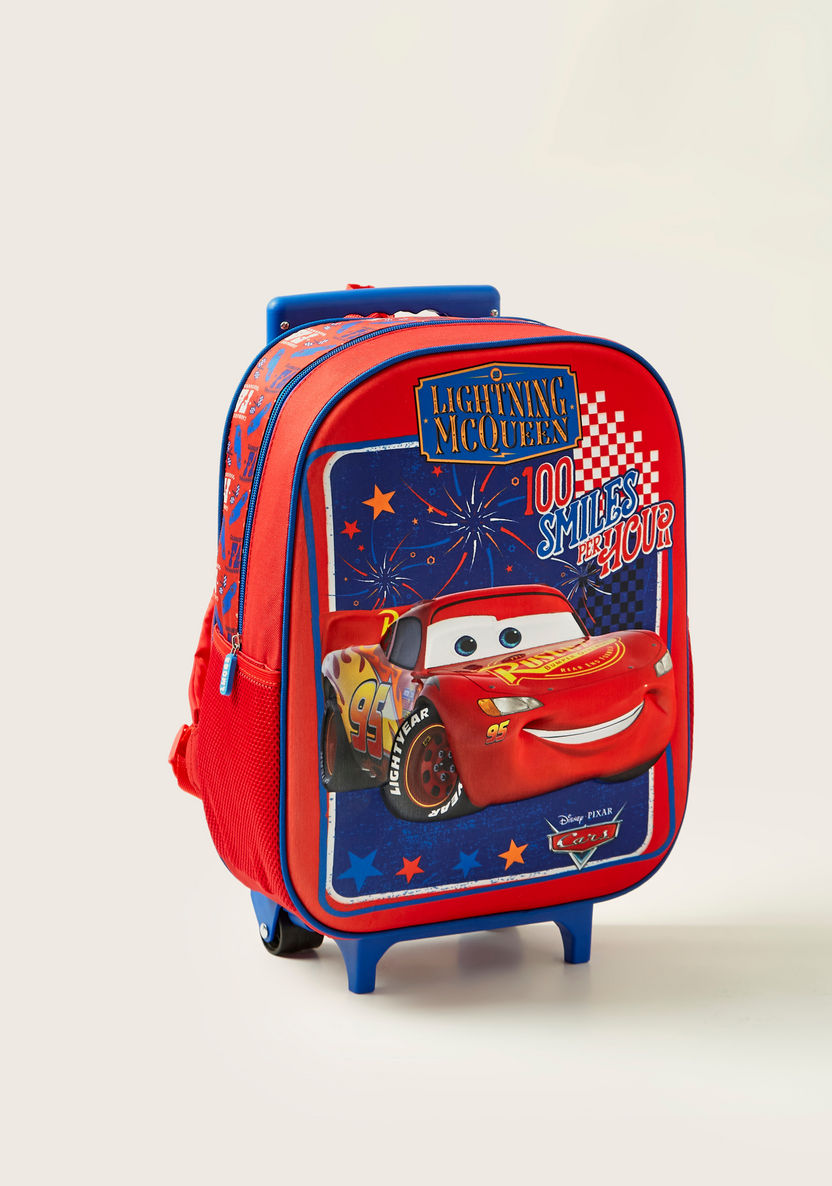 Disney Cars Print 3-Piece Trolley Backpack Set - 16 inches-School Sets-image-1