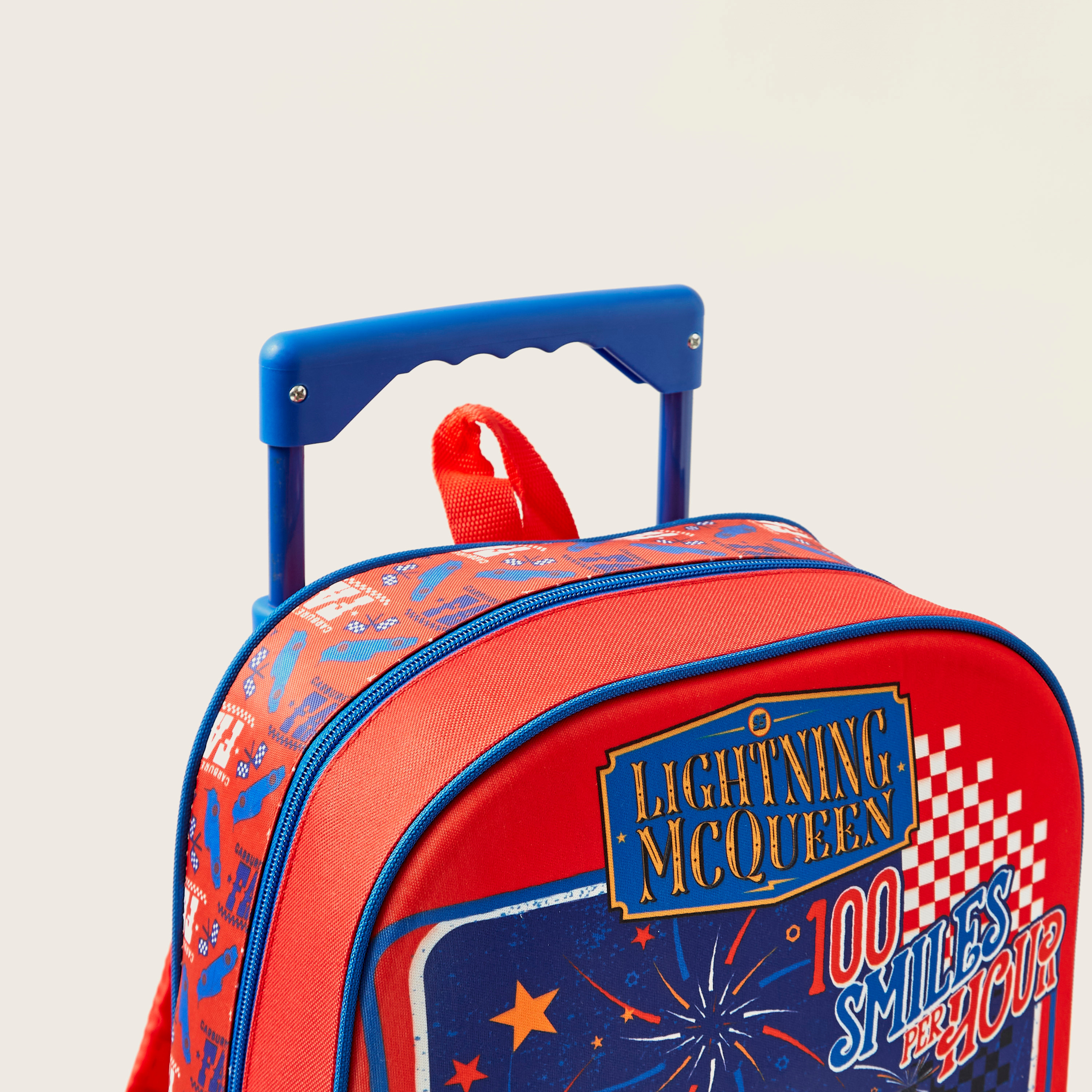 طقم شنط ظهر بعجلات 3 قطع بطبعات كارز من ديزني - 16 بوصة-school-bagsandbackpacks-trolleybags-image-3