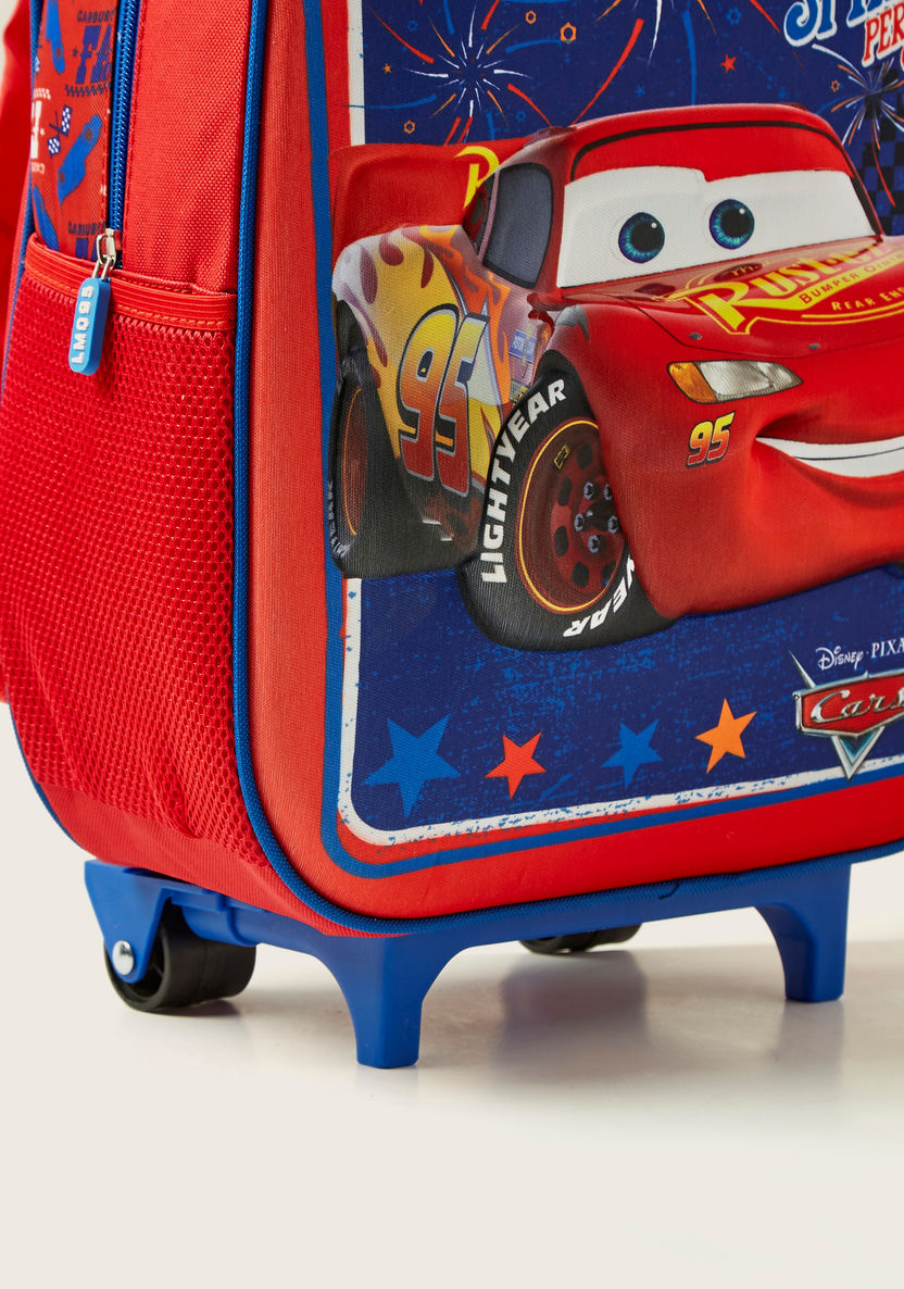 Disney Cars Print 3-Piece Trolley Backpack Set - 16 inches-School Sets-image-3