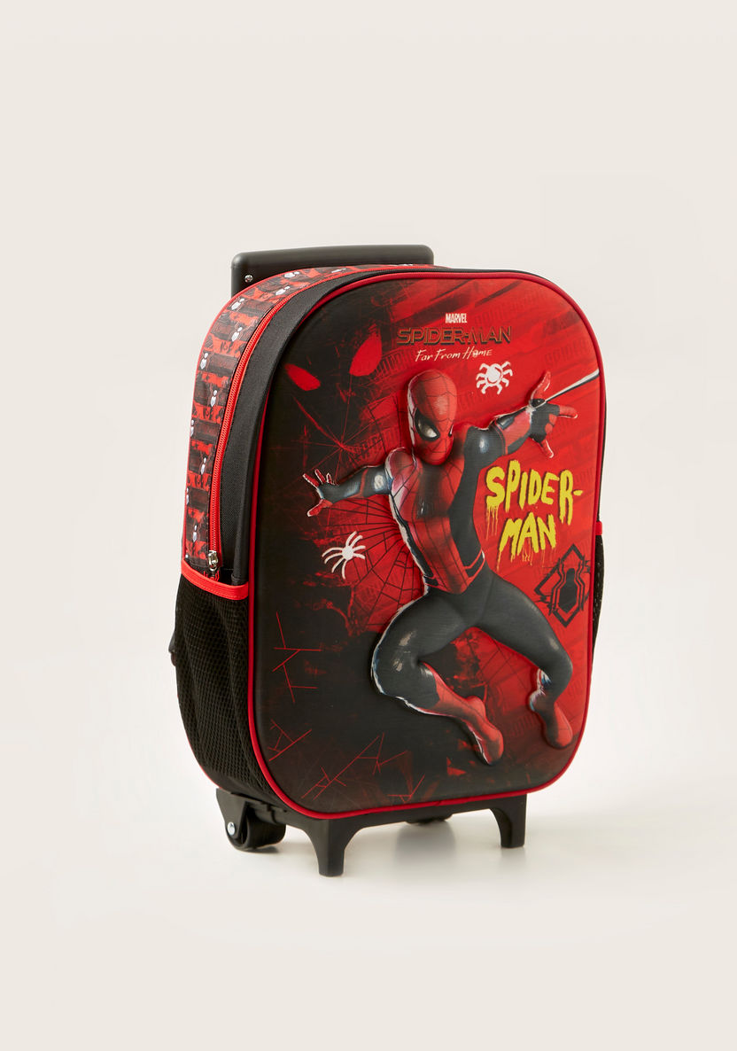 Spider-Man Print 3-Piece Trolley Backpack Set-School Sets-image-1